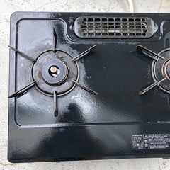 RINNAI2バーナーガスコンロ ブラック　の画像