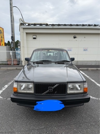 車検令和9年12月　volvo240 ステーションワゴン　1993 ガンメタブラック　本体