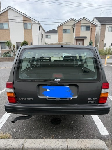 車検令和9年12月　volvo240 ステーションワゴン　1993 ガンメタブラック　本体