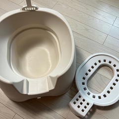 節約簡単猫トイレ（中古）の画像