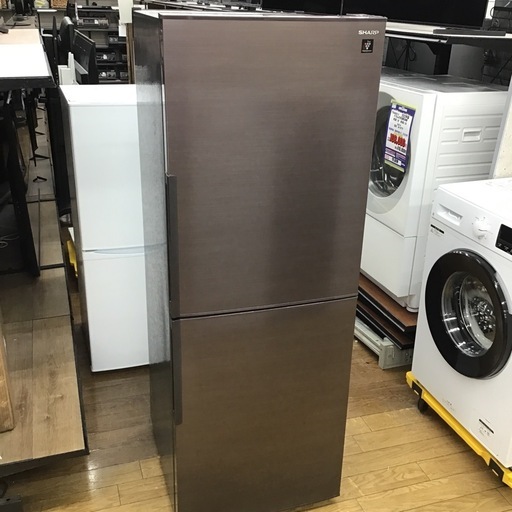 #J-43【ご来店頂ける方限定】SHARPの2ドア冷凍冷蔵庫です