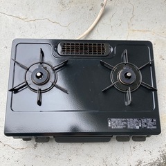 RINNAI KGDM67BKR ブラック ガスコンロ 2口の画像