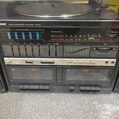 National ナショナル 　SG-W2 スピーカーセット　レトロコンポ  レコード カセットの画像