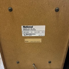 National ナショナル 　SG-W2 スピーカーセット　レトロコンポ  レコード カセットの画像