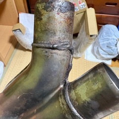 YZF R1、2004〜2006年式　純正エキパイ、触媒付き中間パイプの画像