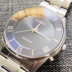 シチズン　エコドライブ　電波ソーラー　メンズ　H415の画像