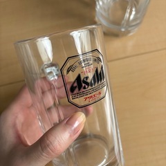 アサヒスーパードライ　ジョッキ　ビール　ビアグラス　ガラス　コップの画像