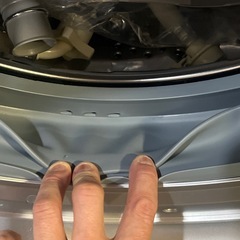 ⑥未使用に近い　2025年製　山田電気　ドラム式洗濯乾燥機　ロロの画像