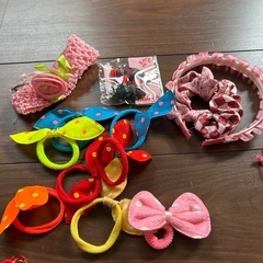 ヘアゴムまとめ売りの画像