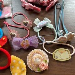 ヘアゴムまとめ売りの画像