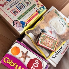 子ども用英語教材一式の画像