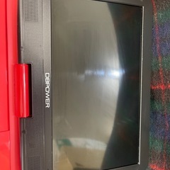 DBPOWER ポータブルDVDプレーヤー 赤の画像