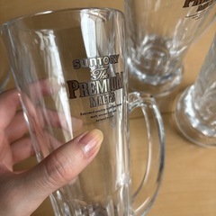 サントリービール　ザ・プレミアム・モルツ　中ジョッキ4個セットの画像