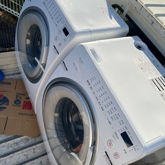⑧未使用に近い　2025年製　山田電気　ドラム式洗濯乾燥機　ロロ　の画像