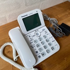 Panasonic VE-GD60-W ホワイト 電話機 子機付きの画像