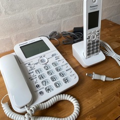 Panasonic VE-GD60-W ホワイト 電話機 子機付きの画像