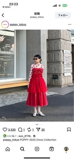 poppyワンピース あさぎーにょ