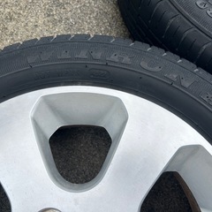 155/65R14 スズキ純正ホイールタイヤ4本セットの画像