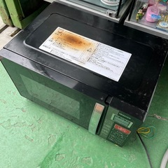 【YAMAZEN】電子レンジ　黒　ブラック　通電確認okokの画像