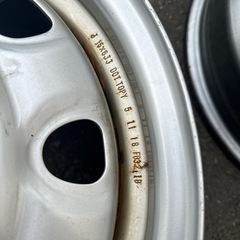スチールホイール　鉄チン　15インチ　ホイールの画像
