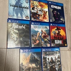 PlayStation4 人気ソフト8本まとめ売りの画像