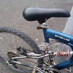 中古MTB26インチ✬メタリック紺の画像