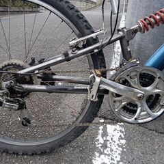 中古MTB26インチ✬メタリック紺の画像