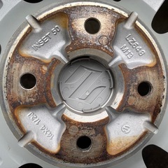 スズキ純正アルミホイール オールシーズンタイヤ 4本セット165/70R14の画像
