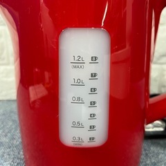 ★ニトリ★電気ケトル1.2L レッド JMX12025101907の画像