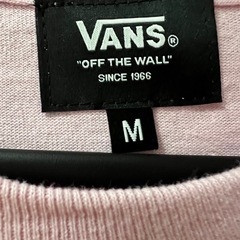 VANS OFF THE WALL ロングスリーブシャツ Mサイズ ピンクの画像