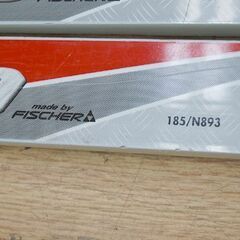 185cm FISCHER SPLITKEIN クロスカントリー Lillehammer NNN レッド×グレー 歩くスキー フィッシャー リレハンメル スプリットケイン 札幌市 清田区 平岡の画像