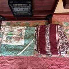 古い家具調コタツ一式の画像