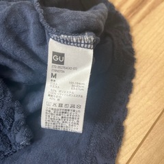 GU花柄パジャマ上下セット Mサイズの画像