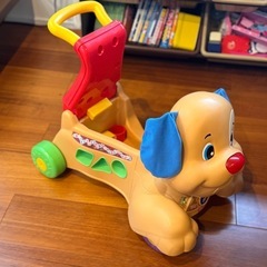 手押し車　フィッシャープライス おして! のって! わんわん・ウォーカー の画像
