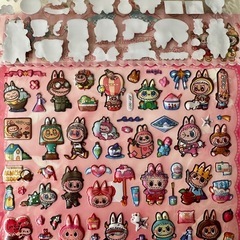 ラブブぷくぷくシールの画像