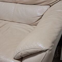 レザーソファ　無料です。あげます。の画像