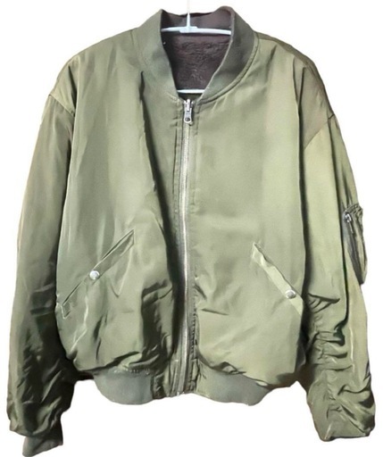 ローリーズファーム リバーシブルジャンパー アーミースタイルSS