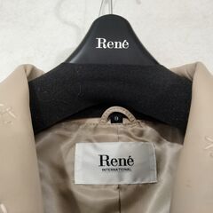 Rene【美品】ルネ  羊革 ジャケット　レザー　M　の画像