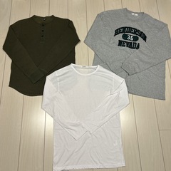 数日限定‼️早い者勝ち‼️メンズロングTシャツ3セット👨🏻の画像