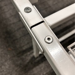 ニトリ　パイプベッド　シングルベッド　コイルマットレスセットの画像