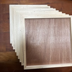 【10月末まで】11枚セット　木製パネル30×30cm ジャケット版の画像
