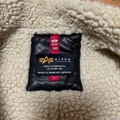 ALPHA INDUSTRIES ボアジャケット Lサイズの画像
