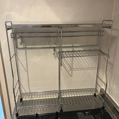 コンロ横ラック【ニトリ】の画像