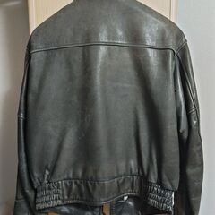 CHEVIGNON 黒本革 革ジャンの画像