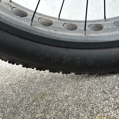 自転車ファットバイク交換可能の画像