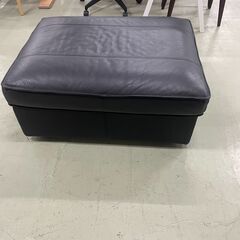 総本革❕　収納付オットマン❕　ゲート付き軽トラ無料貸し出し❕　購入後取り置きにも対応❕　配達設置も承ります❕　R6296の画像