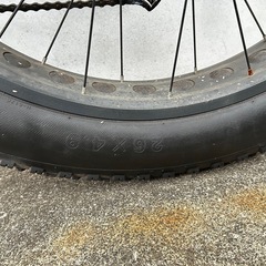自転車ファットバイク交換可能の画像