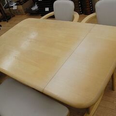 W.WOOD バタフライ式ダイニングセット 幅89or120×奥75×高70cm 回転イス2脚 ベンチセット 木製 食卓セット  札幌市 清田区 平岡の画像