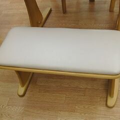 W.WOOD バタフライ式ダイニングセット 幅89or120×奥75×高70cm 回転イス2脚 ベンチセット 木製 食卓セット  札幌市 清田区 平岡の画像