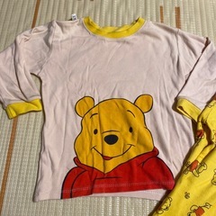 プーさん 長袖パジャマの画像